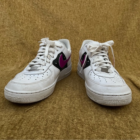 Nike Air Force 1s (White) custom painted Astro World (Travis Scott) - Picture 3 of 5